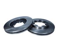 MAXGEAR 2x Disco de Freno Delantero Ø277 MM con Ventilación Interior para Nissan