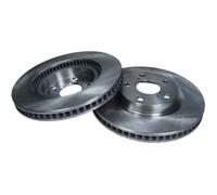 MAXGEAR 2x Disco de Freno Delantero Ø296 - MM con Ventilación Interior para