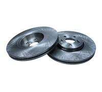 MAXGEAR 2x Disco de Freno Delantero Ø324mm con Ventilación Interior para Renault