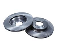 MAXGEAR 2X Disco De Freno Frontal Ø256 Mm Ventilado Para Hyundai I20 PB PBT 1.2