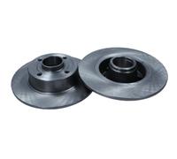 MAXGEAR 2x Disco Freno Trasero Ø240mm Completo para Renault Clio III BR0/1 CR0