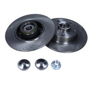 MAXGEAR 2x Disco Freno Trasero Ø62 Completo para Renault Clio IV Bh _ 0.9 Tce 90
