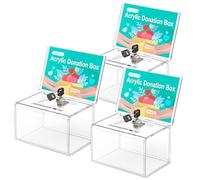 MaxGear - Caja de donación y votación acrílica
