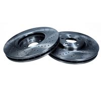 MAXGEAR Discos De Freno Perforados/Blindado Interior 330mm Para Mercedes E