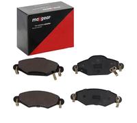 MAXGEAR Juego de pastillas de freno Delantero con avisador acústico de desgaste 19-1156 Juego de pastillas de freno Compatible con TOYOTA Yaris Hatchback P1 Yaris Verso P2 IST NCP6