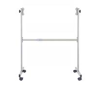 MAXHID Soporte De Pizarra Rodante Caballete De Pizarra De Borrado En Seco con Ruedas, Ángulo De Altura Ajustable, Soporte De Pie Móvil para Oficina, Aula, Hogar