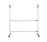 MAXHID Soporte Móvil para Pizarra Blanca De 90x120 Cm, Soporte De Pizarra De Borrado En Seco Ajustable En Altura De Ángulo, para Escuela, Oficina, Hogar, Solo Soporte