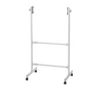 MAXHID Soporte Móvil Universal, Soporte Metálico Ajustable con Ruedas para Pizarras Blancas, Pizarras De Tiza, Pizarras De Borrado En Seco Y Tableros De Anuncios.(Gray)