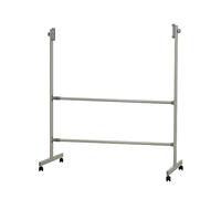 MAXHID Soporte Universal para Pizarra Blanca, Soporte De Metal Móvil Ajustable con Ruedas, para Pizarra De Borrado En Seco, Pizarra, Tablón De Anuncios