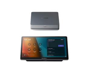 MAXHUB MAXHUB Kit XCore Pro Sistema Teams Rooms para salas medianas/grandes con mini PC, consola táctil, dual display y compartición 4K por cable o