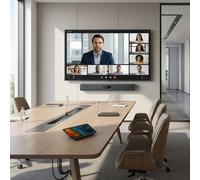 MAXHUB Pack de videoconferencia Microsoft Teams Rooms MAXHUB para salas medianas Kit Microsoft Teams Rooms con pantalla MAXHUB 65" 4K y sistema de