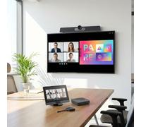 MAXHUB Pack pantalla Maxhub CMA-55 + barra de vídeo Maxhub UC S07 + Barco ClickShare Hub Core Pack completo para reuniones híbridas: barra Maxhub UC S07,