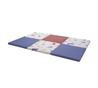 Tineo - Alfombra de despertar - Maxi alfombra de motricidad - Alfombra de bebé - Alfombra de juego - Multifunción 5 en 1 - 120 x 180 cm (tesoros del océano)
