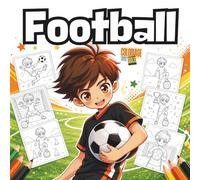 Maxi Coloriage Football: Pages de coloriage amusantes pour les enfants de 4 a 8 ans