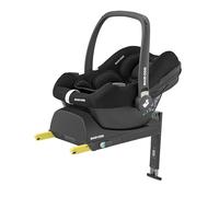 Maxi-Cosi CabrioFix i-Size, asiento de coche para bebé, Essential Black & Maxi-Cosi Base de asiento de coche para cosi Cabriofix i-Size