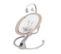 Maxi-Cosi Cassia Hamaca bebé eléctrica, 0-6 meses, máx. 9 kg, balancin bebe, 12 melodías, rotación 360°, detección automática, 5 velocidades, 2 posiciones de reclinación, Classic Beige