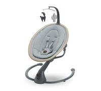 Maxi-Cosi Cassia Hamaca bebé eléctrica, 0-6 meses, máx. 9 kg, balancin bebe, 12 melodías, rotación 360°, detección automática, 5 velocidades, 2 posiciones de reclinación, Beyond Grey