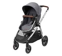 Maxi-Cosi Cochecito 2 en 1 Zelia Luxe, asiento reversible, plegable con una mano, adecuado desde el nacimiento hasta aproximadamente los 4 años, de 0 a 22 kg, gris marfil