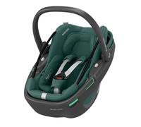 Maxi-Cosi Coral 360, silla coche bebe i-Size, Giro de 360 Grados, 0-12 meses (40-75 cm), Transporte ultraligero, arnés de apertura y cierre fácil, G-CELL, Capota parasol extragrande, Essential Green
