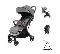 Maxi-Cosi Eva3 Cochecito, 0-4 años, 0-22 kg, silla paseo bebé, cochecito ligero y compacto, posición totalmente reclinada, plegado automático con una mano, Select Grey