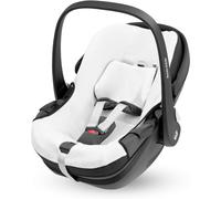 Maxi-Cosi Funda De Verano De Algodón Orgánico Para Pebble 360, Funda Para Silla De Coche De Bebé, Material Transpirable Y Absorbente De Humedad, Algodón Sostenible, Blanco Natural