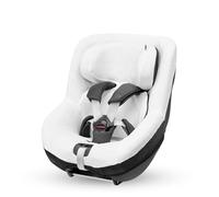 Maxi-Cosi Funda Silla Coche Algodón Orgánico para Pearl 360, Mica (Eco) y Mica 360 S (Comfort), Funda Silla Coche Bebé, Suave, Transpirable, Absorbe Humedad, Lavable en Lavadora, Natural White