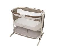 Maxi-Cosi Iora Select Cuna Colecho, 0-6 Meses (9 kg), Cuna Colecho Mecedora Plegable en 1 Paso, Colchón CloudCore 3 cm, 5 Niveles de Altura, 4 Ruedas, Fácil Deslizamiento, Elegance Truffle