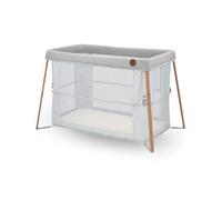 Maxi-Cosi Iris 2 en 1 Cuna de Viaje Bebe, 0 - 3 Años, máx. 15 kg, Cuna Viaje Compacta, 2 Niveles de Descanso, Plegable y Ligera, Colchones de Espuma Gruesa, Bolsa de Viaje, Essential Grey