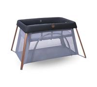 Maxi-Cosi Iris2, 2 en 1 Cuna de Viaje Bebé, de 0 a 3 Años, 0-15 kg, Cuna Bebé, 2 Niveles para Dormir, Ventana Lateral de Entrada, Ligera y Plegable, Colchón Extensible, Eco Care, Essential Graphite