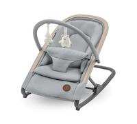 Maxi-Cosi Kori, Hamaca Bebé 2 en 1 con arco de juegos, 0-2 años, máx.15 kg, Balancín bebé, 3 posiciones de reclinación una sola mano, Ligera y compacta, Arnés Easy-in, Eco Care, color Beyond Grey