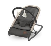 Maxi-Cosi Kori, Hamaca Bebé 2 en 1 con arco de juegos, 0-2 años, máx.15 kg, Balancín bebé, 3 posiciones de reclinación una sola mano, Ligera y compacta, Arnés Easy-in, Eco Care, color Beyond Graphite