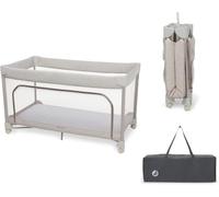 Maxi-Cosi Merlin, Cuna Bébé Portátil, 0-18 kg, Elegance Beige | Cuna de Viaje Bebe y Área Juegos 2 en 1, 0-4 Años, Plegado 1 Segundo, Colchón CloudCore 120x60 cm, Ventana Lateral, 4 Ruedas