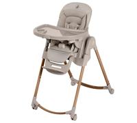Maxi-Cosi Minla Plus Trona Bebe Evolutiva 6 en 1, 0-14 años, máx. 60 kg, Rotación de la bandeja con una sola mano, 4 Rädern, 9 posiciones altura, 5 posiciones reclinación, Elegance Beige