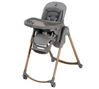 Maxi-Cosi Minla Plus Trona Bebe Evolutiva 6 en 1, 0-14 años, máx. 60 kg, Rotación de la bandeja con una sola mano, 4 Rädern, 9 posiciones altura, 5 posiciones reclinación, Elegance Graphite