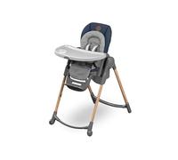 Maxi-Cosi Minla trona Evolutiva, reclinable y plegable, 6 en 1, silla portátil de viaje convertible para niños y Asiento Elevador, crece con el niño 0 meses - 14 años, essential blue