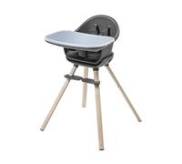 Maxi-Cosi Moa, Trona 4 en 1, 0-25 kg, Beyond Graphite | Trona Evolutiva, 6 Meses-7 Años, Se Convierte en Asiento Elevador, Taburete y Escritorio con Asiento
