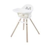 Maxi-Cosi Moa Trona Bebe Evolutiva 4 en 1, 6 Meses-7 Años, 0-25 Kg, Trona de Bébé Ligera y Ajustable, Transformable en Asiento Elevador, Taburete y Escritorio Con Asiento para Niños, Beyond White