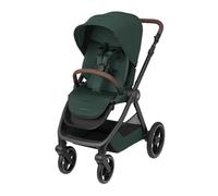Maxi-Cosi Oxford Plus Cochecito 2 en 1, incluye el capazo, 0-4 años, 0-22 kg, Plegado compacto, Asiento espacioso, reclinación ergonómica, Suspensión de última generación,Amplia cesta, Twillic Green