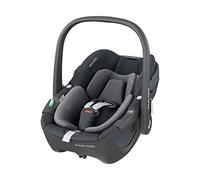 Maxi-Cosi Pebble 360, silla coche bebe i-Size, Silla Coche 360 Recien Nacido con Giro de 360 Grados, 0-15 meses (40-83 cm), ClimaFlow, arnés de apertura y cierre fácil, G-CELL, Essential Graphite