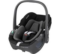 Maxi-Cosi Pebble 360, silla coche bebe i-Size, Silla Coche 360 Recien Nacido con Giro de 360 Grados, 0-15 meses (40-83 cm), ClimaFlow, arnés de apertura y cierre fácil, G-CELL, Essential Black