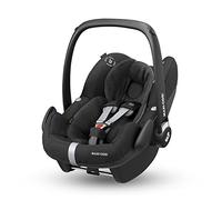 Maxi-Cosi Pebble Pro i-Size, Silla de coche bebé grupo 0+, cojín reductor para recién nacidos, reposacabezas ergonómico, 0-12 meses, 45-75 cm, Essential Black