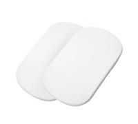 Maxi-Cosi Sábanas de Cuna y Colecho Iora, Juego de 2 Sábanas Bajeras 100% Algodón Orgánico, Bordes Elásticos, Blancas