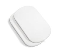 Maxi-Cosi Sábanas Impermeables para Cuna Iora y Tori, Ropa de Cama Cuna Colecho, Protector Colchón Impermeable, Transpirable y Ajustable, Algodón 100% Orgánico, Pack de 2, Blanco