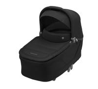 Maxi-Cosi Sense Capazo, Amplio y cómodo, colchón de Memory Foam Transpirable, Paneles ClimaFlow, inclinación SoothingSlope, Apto para Dormir de Noche, asa de Piel Vegana, Twillic Black