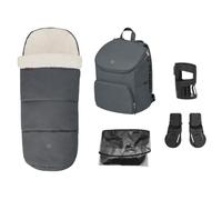 Maxi-Cosi Set de accesorios para Oxford, incluye 5 accesorios esenciales para las salidas familiares, Twillic Graphite