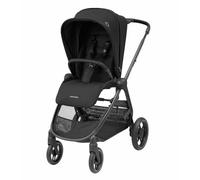 Maxi-Cosi Street Cochecito, 0-4 años, 0-22 kg, Plegable con una mano, compatible con todas las sillas de coche para bebé de Maxi-Cosi, Cesta XL espaciosa, Essential Black