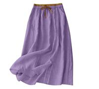 Maxi Gypsy Skirts for Women 2026 Elasticated Waist Boho A-Line Long Skirt with Pockets Women's Floral Ruffle Tiered Flowy Swing Dress Summer Beach Holiday Skirts