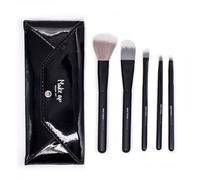 Beter - Set de 5 brochas de maquillaje para rostro y ojos, Base, Polvos, Colorete, Corrector, Sombras, Estuche con brochas y pinceles de maquillaje, Kit Maxi Makeup Brushes Beauty Care, Regalo Ideal