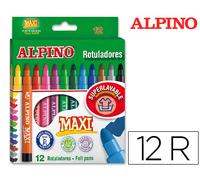 Maxi Marcador Alpino 12 Unidades