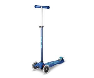 Maxi Micro scooter Deluxe LED dark blue